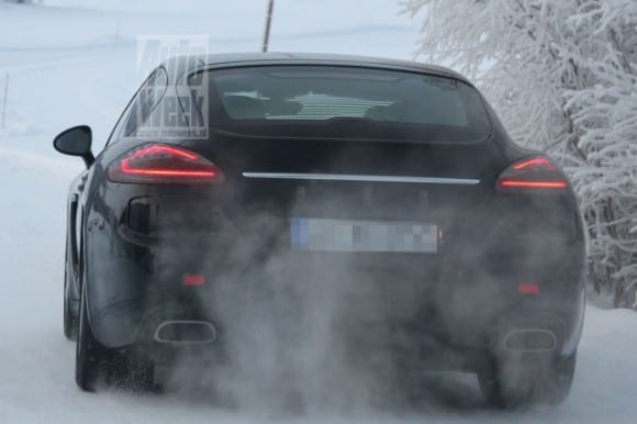 Spyshots - la Porsche Panamera 2013 sous la neige-2
