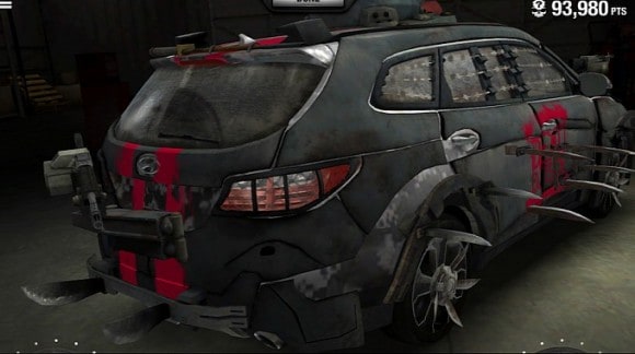 the walking dead - hyundai santa fe zombie survival machine