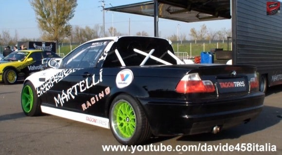 Drift - une BMW M3 Pick-up se fait plaisir sur piste-2