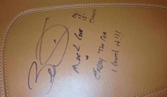 La McLaren 12-C de Dwyane Wade signée par le joueur himself