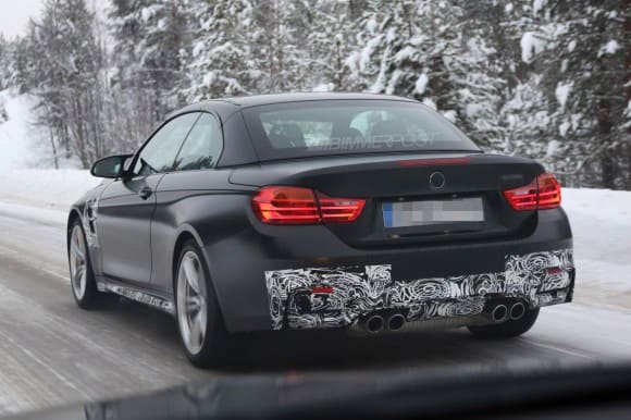 Spyshots - la BMW M4 Cabriolet a la neige-3