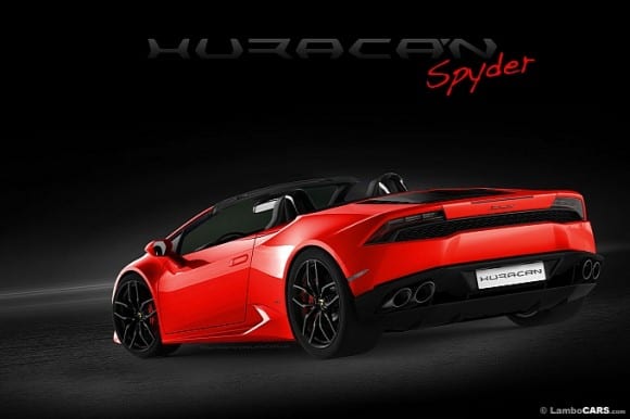La Lamborghini Huracan Spyder se prépare ...
