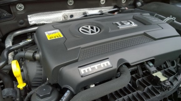 Le bloc TSI de la Golf R développe 360 chevaux grâce à MTM
