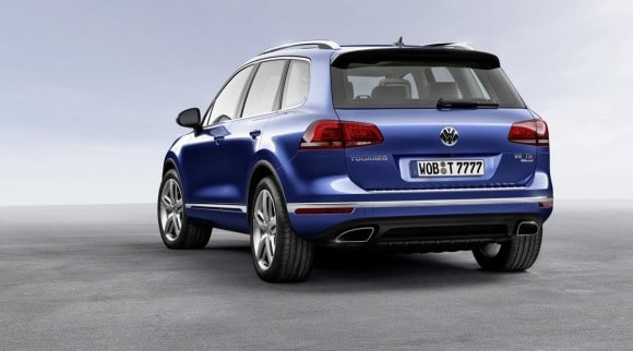 Le nouveau diffuseur fait parti des évolutions du Volkswagen Touareg 2015