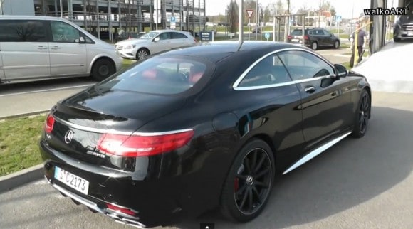 Le chrome s'invite sur la Mercedes S63 AMG Coupé