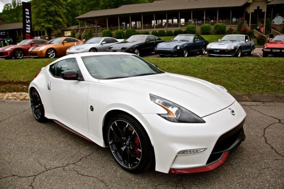 Le pare-choc avant fait parti des principales nouveautés de cette 370Z Nismo