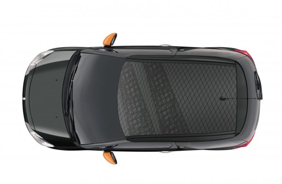 La décoration du toit de la DS3 DSign Noire