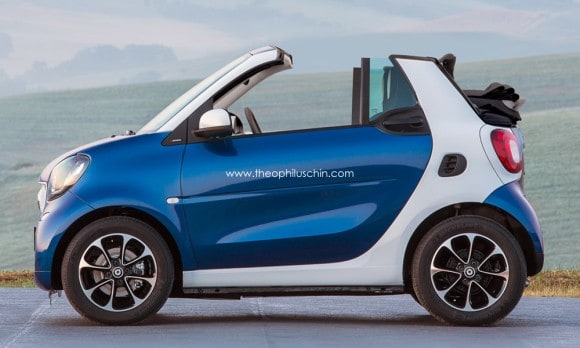 Rendu - Smart ForTwo Cabrio et ForStars Crossover-1