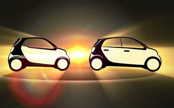 Esquisses des Smart ForTwo et ForFour 2015