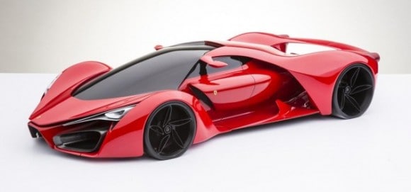 Ce concept de Ferrari F80 en impose : ligne racée, aérodynamisme poussé à son maximum