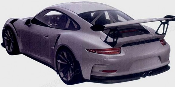 On retrouve bien sur cette GT3 RS les ailes du modèle Turbo