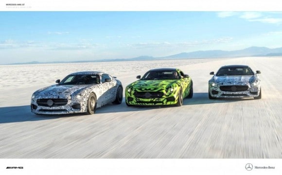 3 Mercedes AMG GT sur votre "bureau", 3 x 510 chevaux !