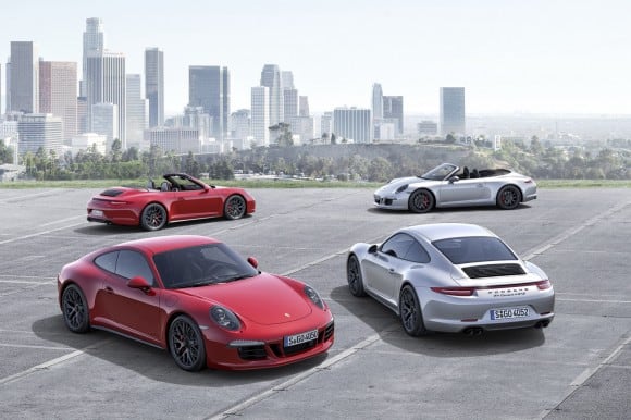 4 variantes pour cette 911 GTS : Coupé ou Cabriolet en propulsion ou en 4 roues motrices. Faites vos jeux !
