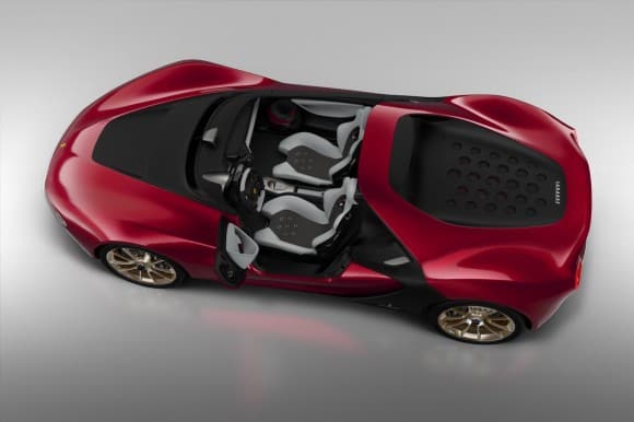 Seulement 6 exemplaires de cette Pininfarina Sergio et déjà tous vendus ...