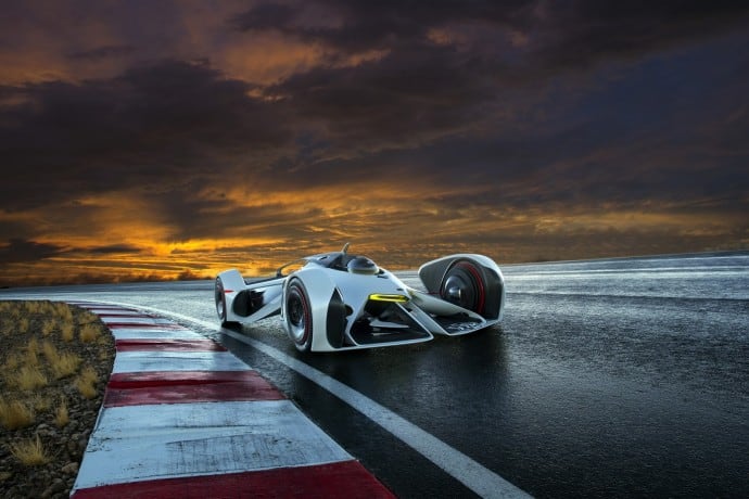 La 2X Vision GT, une bête de course virtuelle au laser !