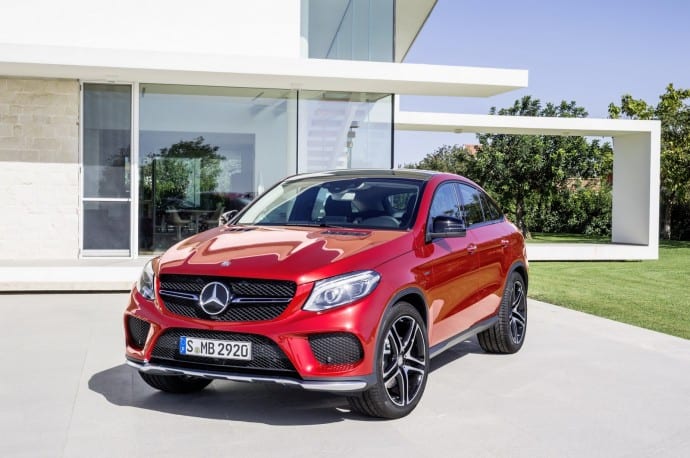 Le Mercedes GLE Coupé contraint à se dévoiler en avance ...