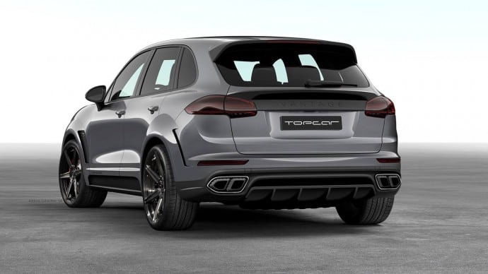 Un kit carrosserie digne d'une voiture de course pour ce Cayenne