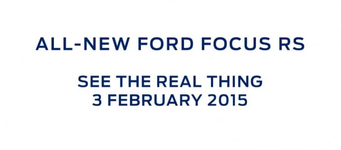 A vos agendas : la Focus RS 2015 arrive le 3 février 2015 !