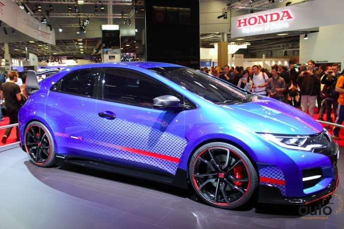 Dernier concept de la Civic Type R aperçu dans la capitale française