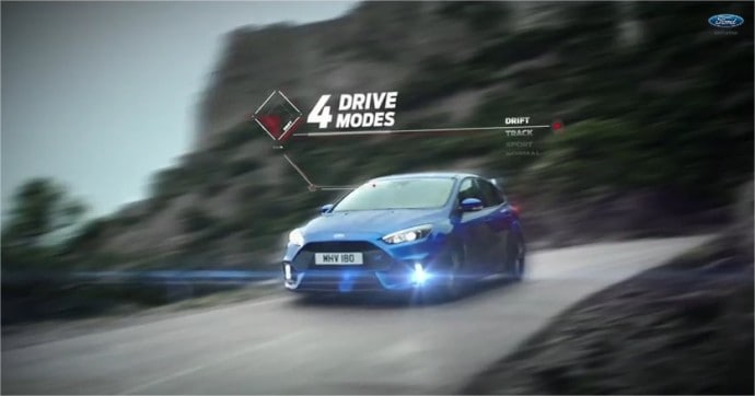Un mode "Drift" dans la nouvelle Focus RS : les fans de Ken Bloc vont être aux anges