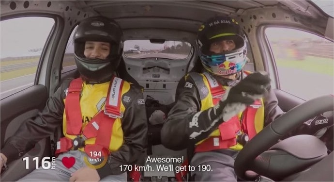 Ça palpite une fois en piste !