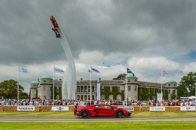 L'Aventador SV défile à Goodwood